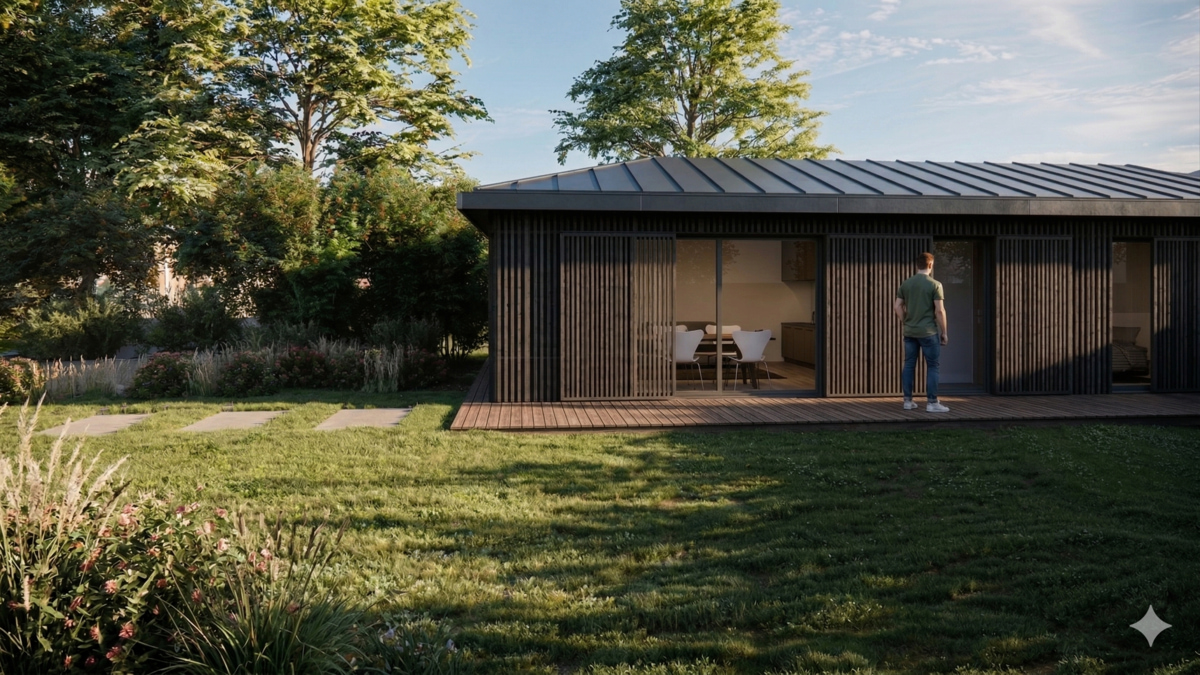 Annexe bois à Lancieux