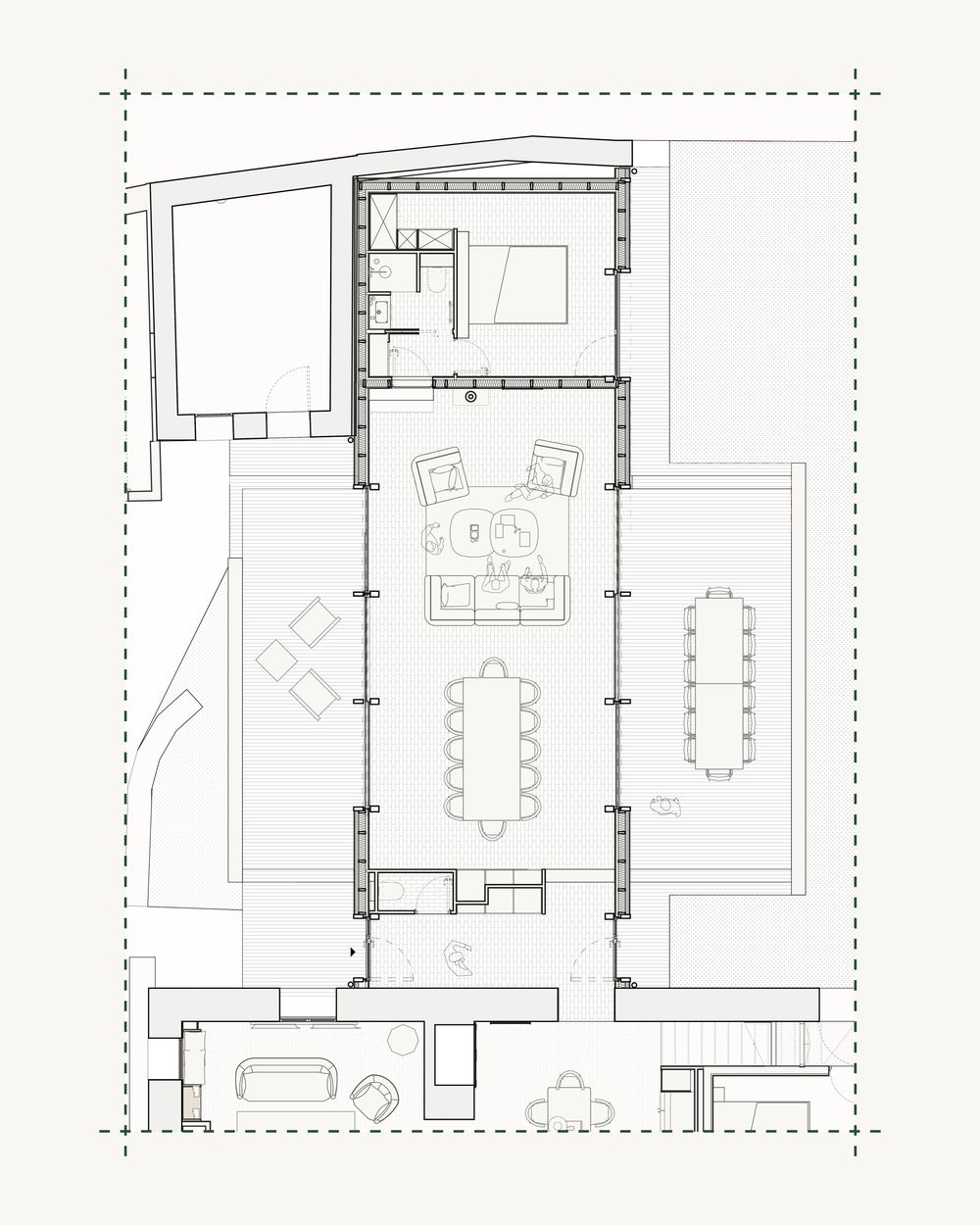 Plan de l'extension à Locmariaquer
